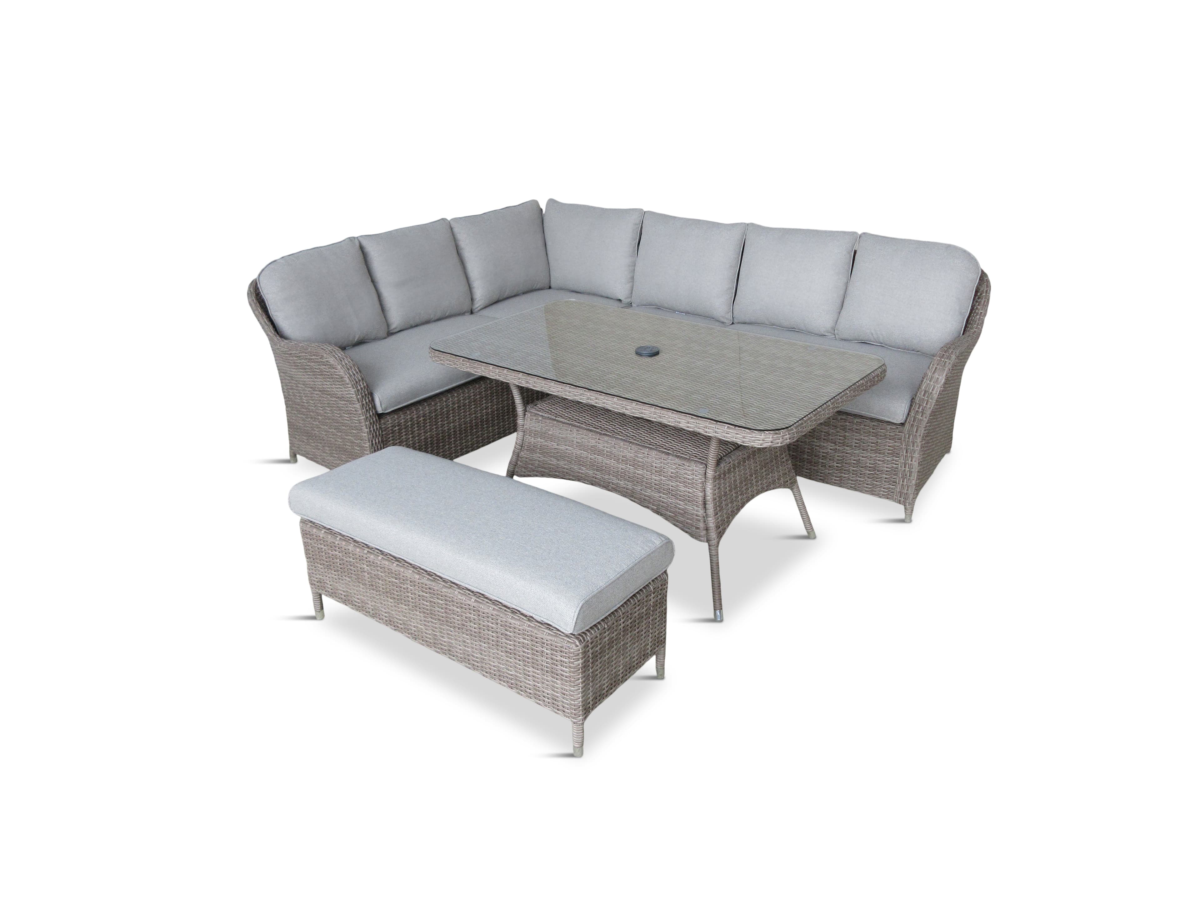Corner Sofa Set with Rectangular Table — image 2